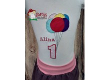 Stickdatei - Luftballon Strauß Appli 